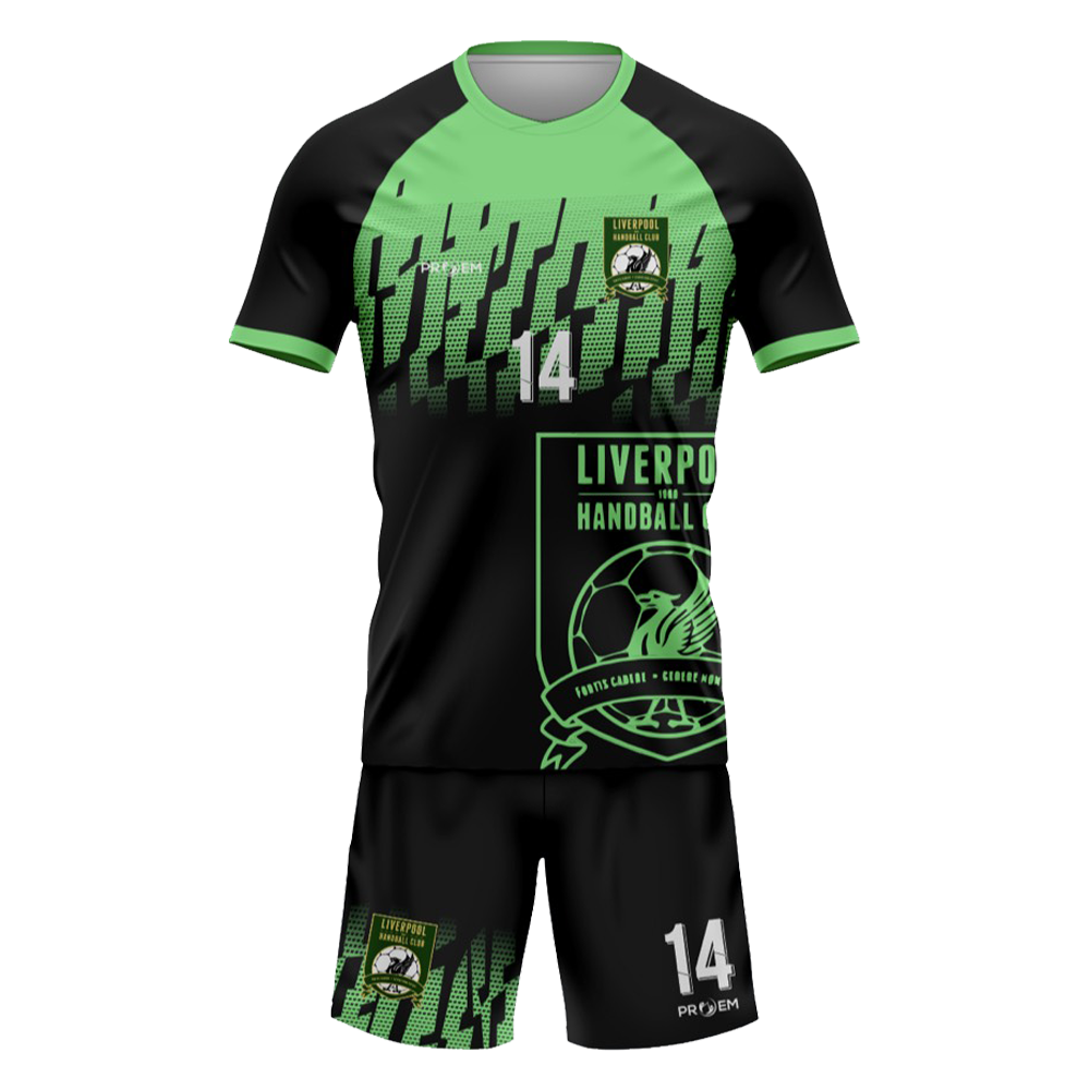 Liverpool Handball Club Player - Men Black & Green