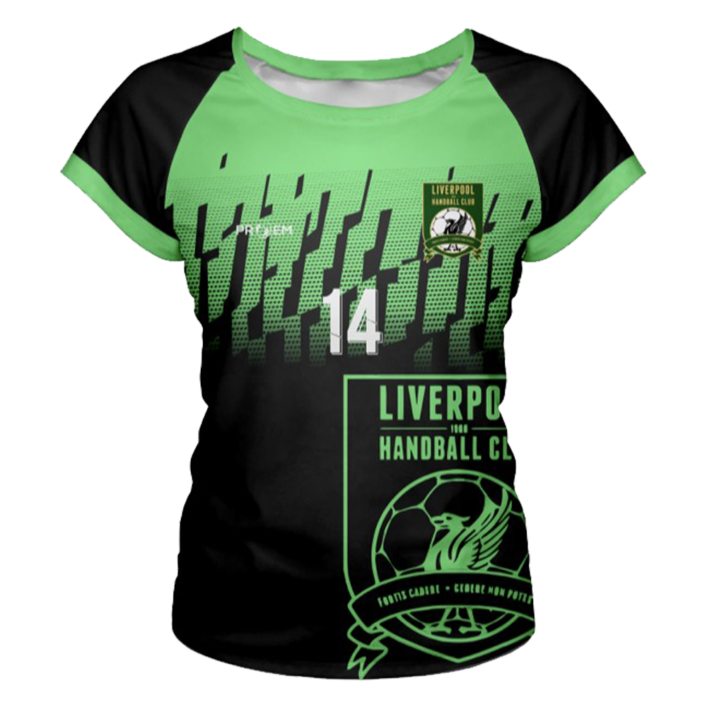 Liverpool Handball Club Player - Women Black & Green