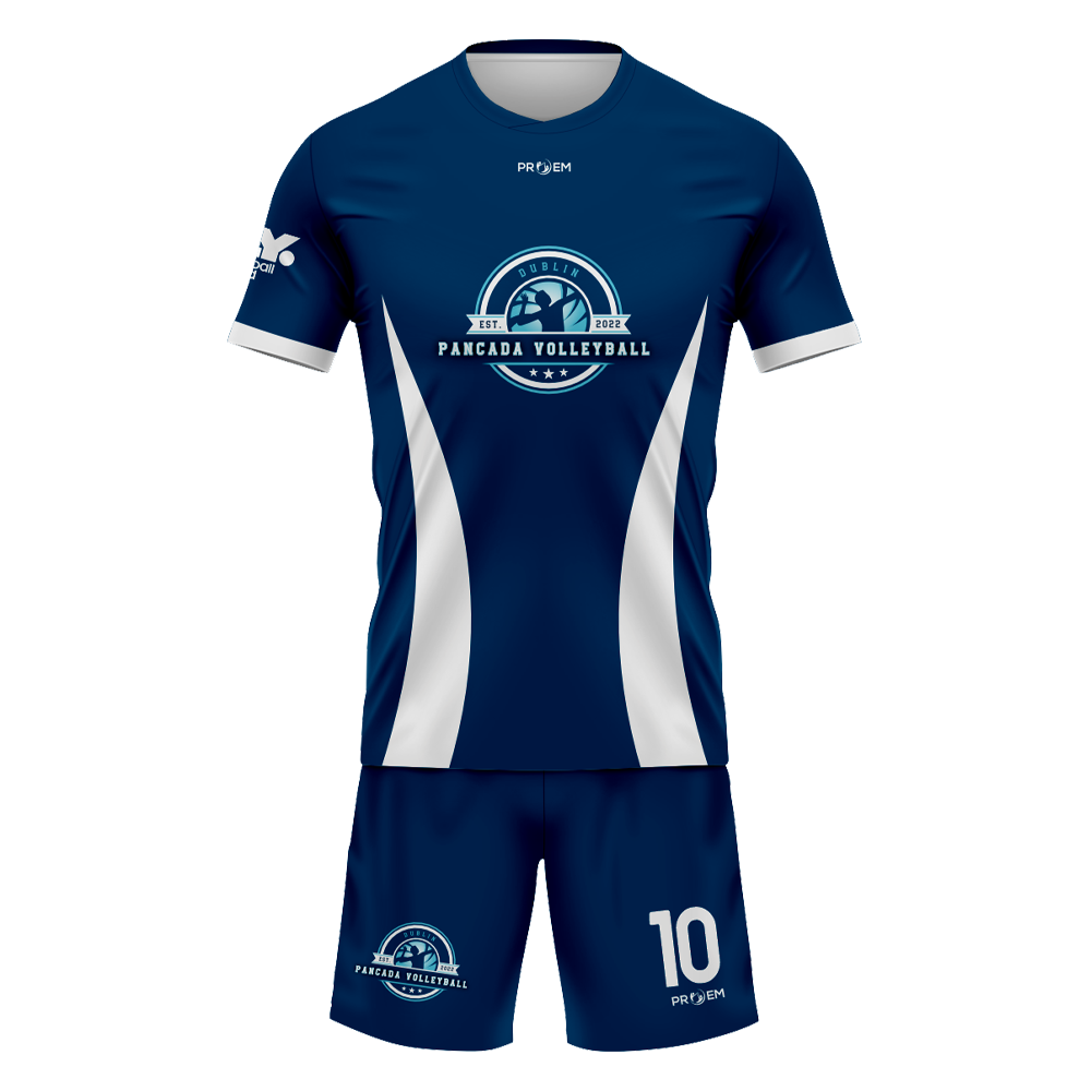 Pancada Volleyball Men Team - Blue & White